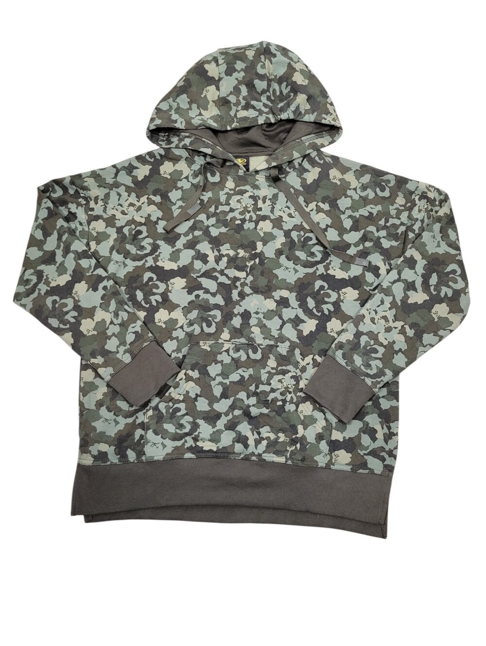 2/$20 Athletic Works Green Camo Print Hoodie Top Size: M Youth
